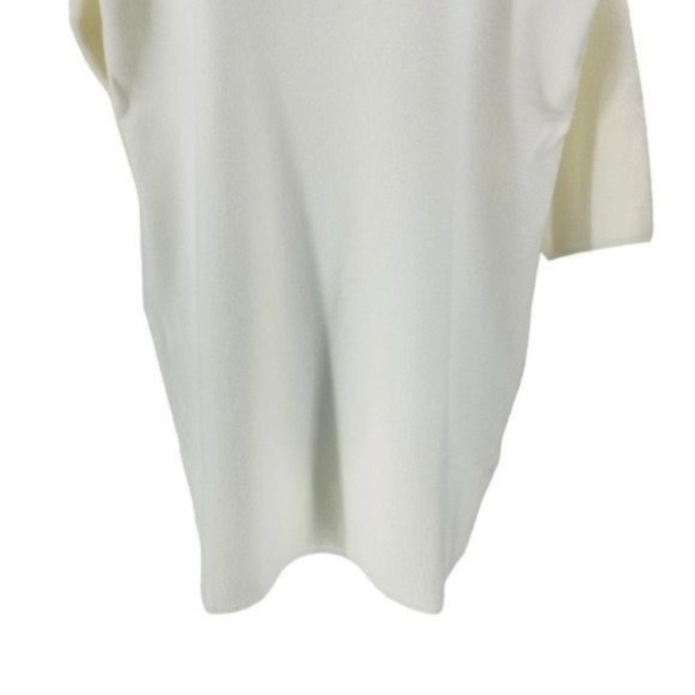 Pomander Place NEW Winter White Vivianne Turtleneck Sweater Mini Dress Size XL - Picture 6 of 11